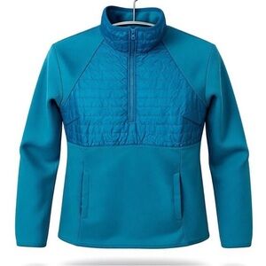 Columbia Women’s Teal Colored Quarter Zip Pullover Fleece Jacket Size Small